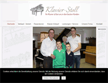 Tablet Screenshot of klavier-stoll.de